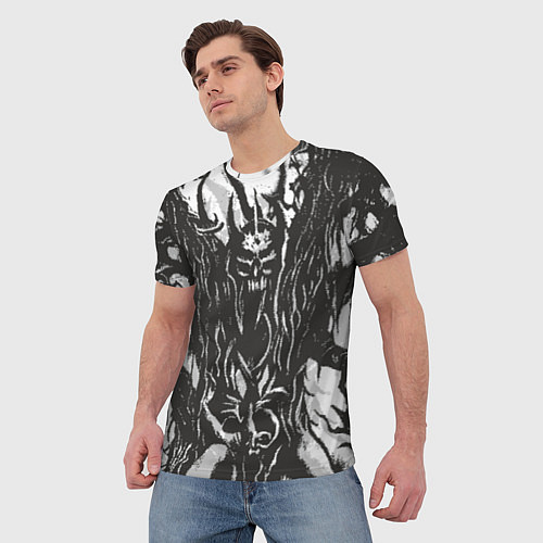 Мужская футболка Evil from the Darkness / 3D-принт – фото 3