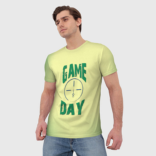 Мужская футболка Game day / 3D-принт – фото 3
