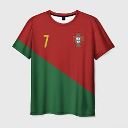 Футболка мужская Роналду сборная Португалии, цвет: 3D-принт