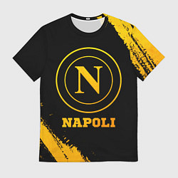 Футболка мужская Napoli - gold gradient, цвет: 3D-принт