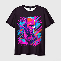 Футболка мужская Jason Statham - pop art, цвет: 3D-принт