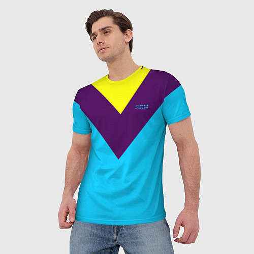 Мужская футболка FIRM как в 80х / 3D-принт – фото 3
