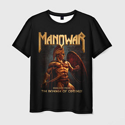 Футболка мужская Manowar rock, цвет: 3D-принт