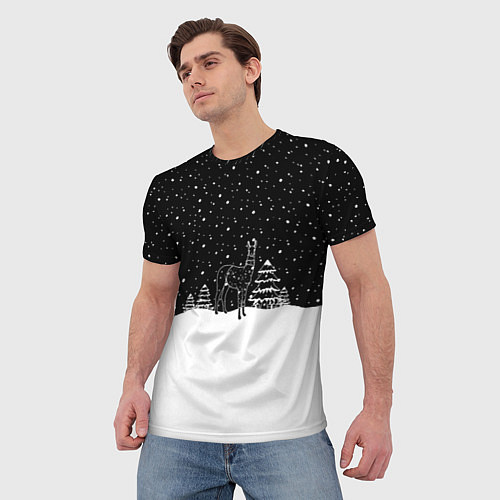 Мужская футболка Ночь перед рождеством / 3D-принт – фото 3