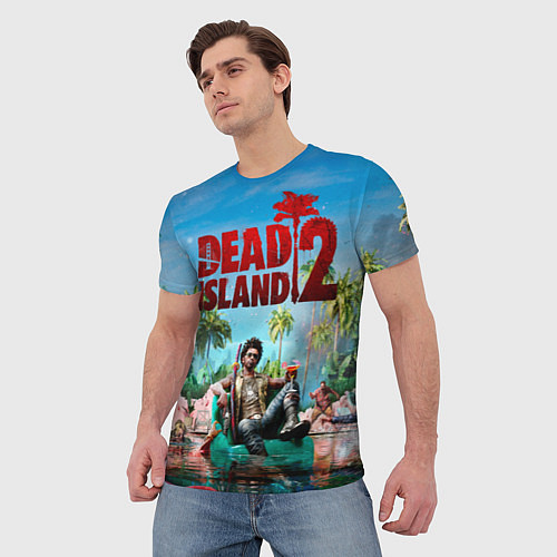 Мужская футболка Dead island two / 3D-принт – фото 3