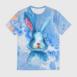Футболка мужская Водяной заяц, цвет: 3D-принт