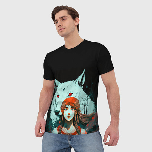 Мужская футболка Принцесса мстительных духов / 3D-принт – фото 3