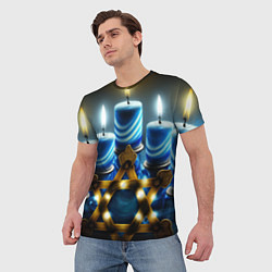 Футболка мужская Праздник огней, цвет: 3D-принт — фото 2