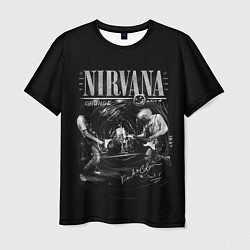 Футболка мужская Nirvana live, цвет: 3D-принт