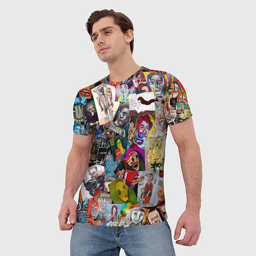 Мужская футболка Art Trash / 3D-принт – фото 3