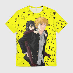 Футболка мужская Дэнджи и девочка, цвет: 3D-принт