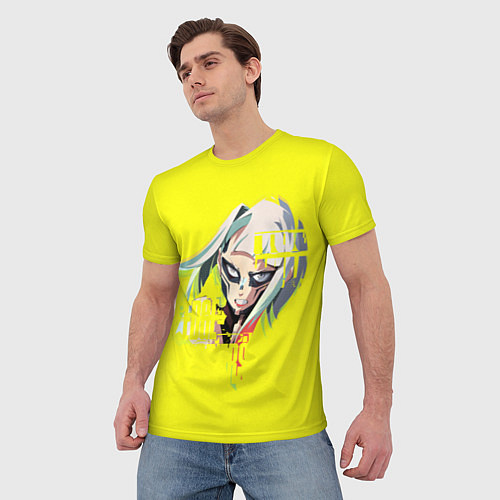 Мужская футболка Люси - Киберпанк Бегущие по краю / 3D-принт – фото 3