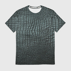 Футболка мужская Кожа крокодила - fashion, цвет: 3D-принт