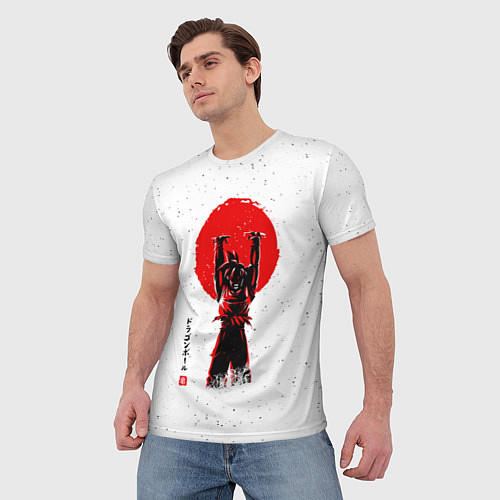Мужская футболка Dragon Ball Сон Гоку / 3D-принт – фото 3