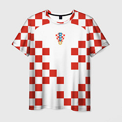 Футболка мужская Форма сборной Хорватии, цвет: 3D-принт