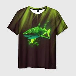 Футболка мужская Хищная акула, цвет: 3D-принт
