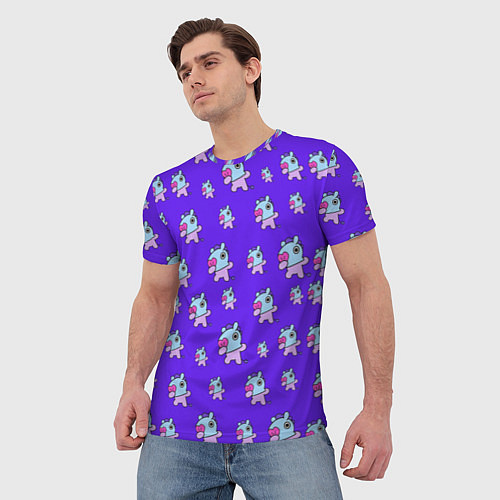 Мужская футболка BT21 Mang pattern BTS / 3D-принт – фото 3