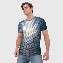 Футболка мужская Кольчуга доспехи среднивековья, цвет: 3D-принт — фото 2