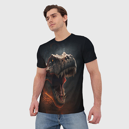 Мужская футболка The big dinosaur / 3D-принт – фото 3