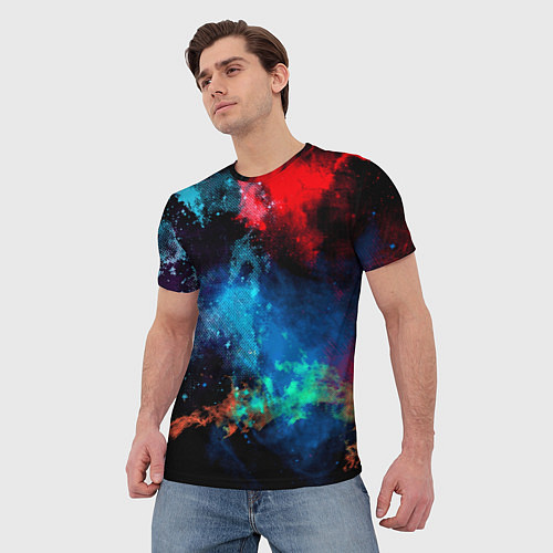 Мужская футболка Цветовая палитра / 3D-принт – фото 3