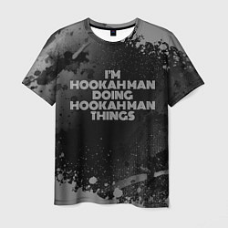 Футболка мужская Im hookah man doing hookah man things: на темном, цвет: 3D-принт