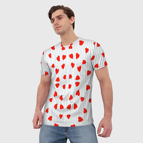 Мужская футболка Для образа Ким Тэхена / 3D-принт – фото 3