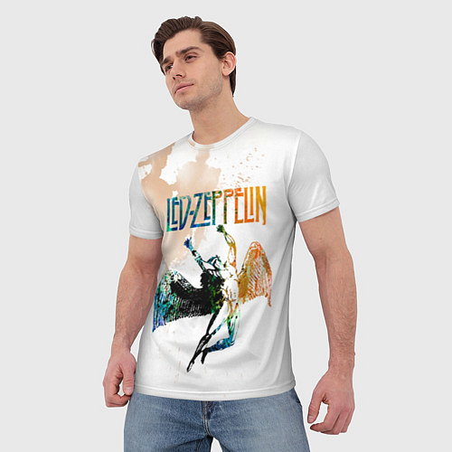 Мужская футболка Led Zeppelin rock / 3D-принт – фото 3