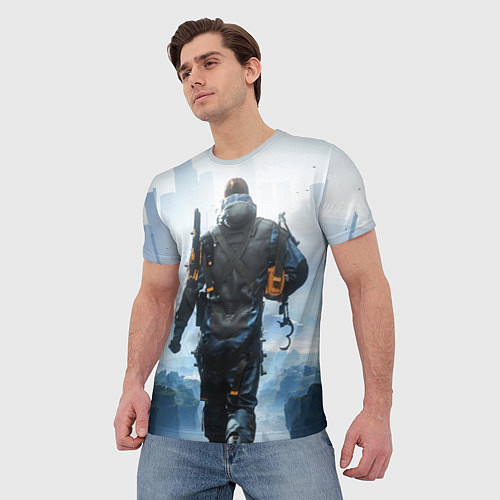 Мужская футболка Death Stranding Sam / 3D-принт – фото 3