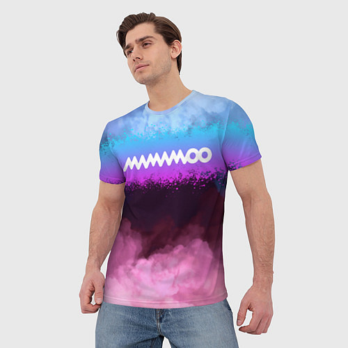 Мужская футболка Mamamoo clouds / 3D-принт – фото 3
