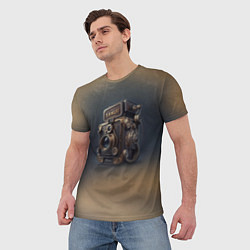 Футболка мужская Странный фотоаппарат, цвет: 3D-принт — фото 2