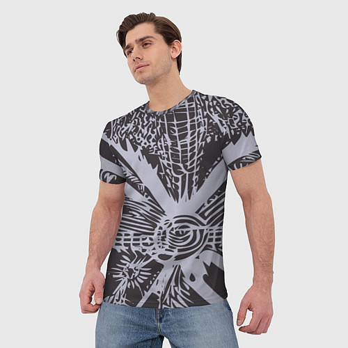Мужская футболка Графическая фантазия абстракт / 3D-принт – фото 3