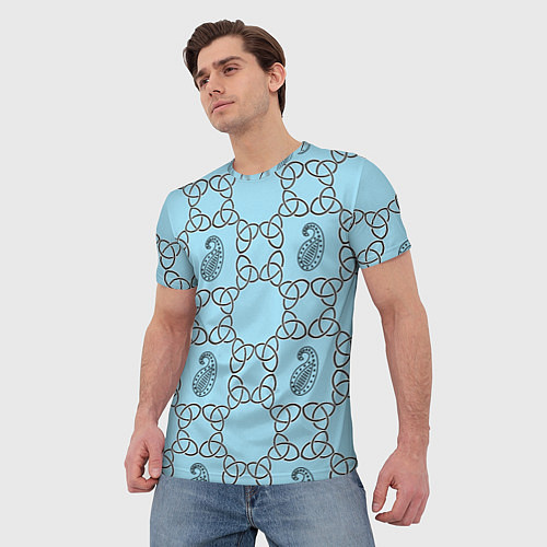 Мужская футболка Восточный огурец / 3D-принт – фото 3