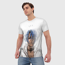 Футболка мужская XXXTentacion - art, цвет: 3D-принт — фото 2