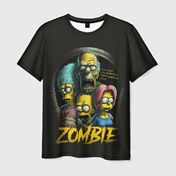 Футболка мужская Simpsons zombie, цвет: 3D-принт