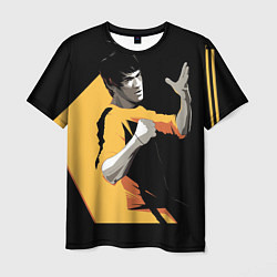 Футболка мужская Брюс Ли арт, цвет: 3D-принт