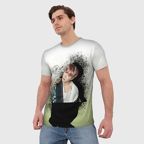 Мужская футболка Джей Хоуп и его тень / 3D-принт – фото 3