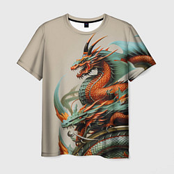 Футболка мужская Japan dragon - irezumi, цвет: 3D-принт