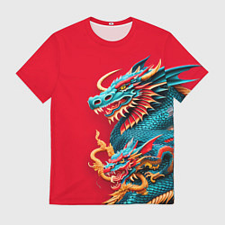 Футболка мужская Japanese dragon - irezumi, цвет: 3D-принт