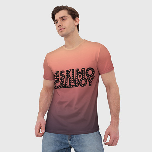 Мужская футболка Eskimo Callboy electric / 3D-принт – фото 3