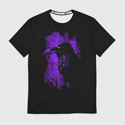 Футболка мужская Dark purple raven, цвет: 3D-принт