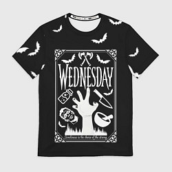 Футболка мужская Wednesday - thing, цвет: 3D-принт