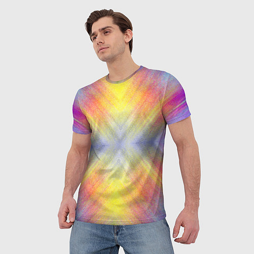 Мужская футболка В светлый путь / 3D-принт – фото 3