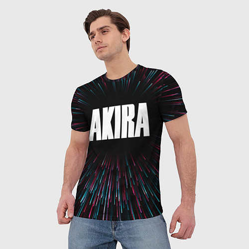 Мужская футболка Akira infinity / 3D-принт – фото 3