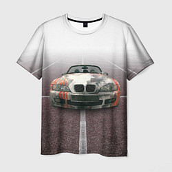 Футболка мужская Родстер BMW Z4, цвет: 3D-принт