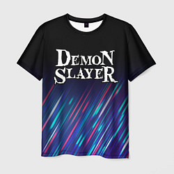 Футболка мужская Demon Slayer stream, цвет: 3D-принт