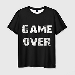 Футболка мужская Игра окончена, цвет: 3D-принт