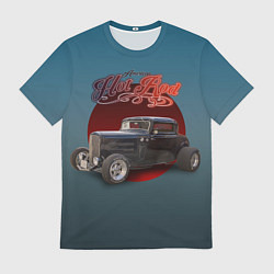 Футболка мужская Классический американский хот-род, цвет: 3D-принт