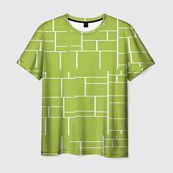 Футболка мужская Цвет зеленый салатовый тренд, цвет: 3D-принт