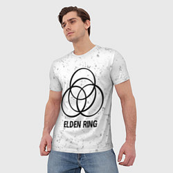 Футболка мужская Elden Ring glitch на светлом фоне, цвет: 3D-принт — фото 2