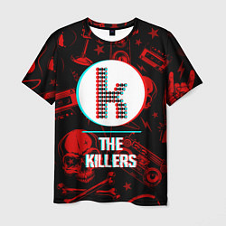 Футболка мужская The Killers rock glitch, цвет: 3D-принт
